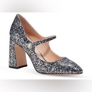 NWT Kate Spade Maren Mary Jane Glitter Pumps